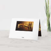 Kogels en patronen schieten verjaardag kaart (Achterkant)