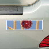 Kogels en pompen, van cricket, bumpersticker (Op auto)