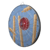 Kogels en pompen, van cricket, dartbord (Voorkant Rechts)