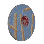 Kogels en pompen, van cricket, dartbord (Voorkant Links)