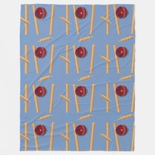 Kogels en pompen, van cricket, groot fleece deken (Voorkant)