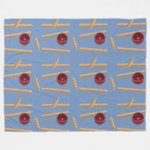Kogels en pompen, van cricket, groot fleece deken (Voorkant (Horizontaal))