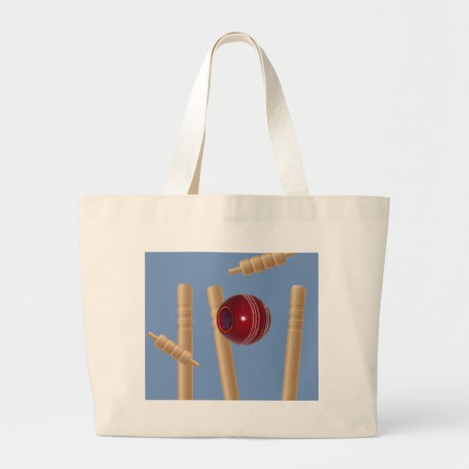 Kogels en pompen, van cricket, grote tote bag (Voorkant)