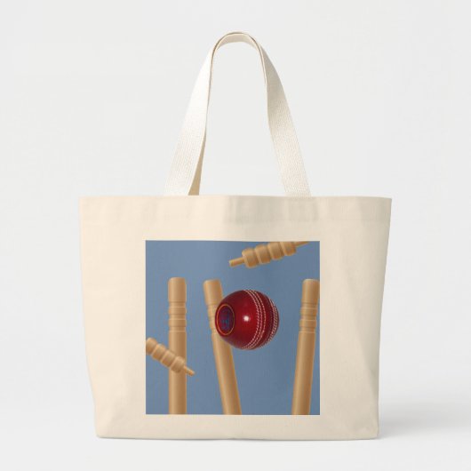 Kogels en pompen, van cricket, grote tote bag (Voorkant)