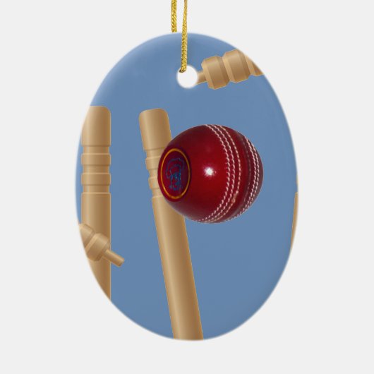 Kogels en pompen, van cricket, keramisch ornament (Achterkant)
