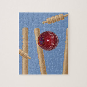 Kogels en pompen, van cricket, legpuzzel