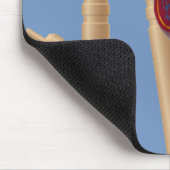 Kogels en pompen, van cricket, muismat (Hoek)