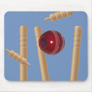 Kogels en pompen, van cricket, muismat