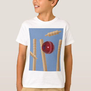 Kogels en pompen, van cricket, t-shirt