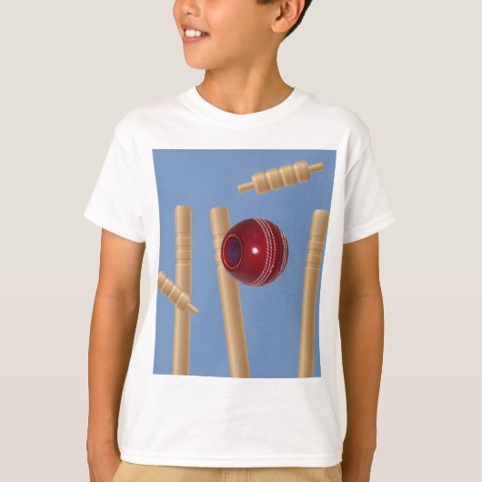 Kogels en pompen, van cricket, t-shirt (Voorkant)