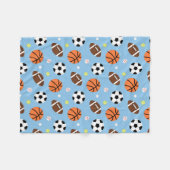 Kogels met een vergelijkbaar patroon voor jongens fleece deken (Voorkant (Horizontaal))