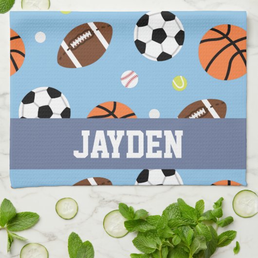 Kogels met een vergelijkbaar patroon voor jongens theedoek (Gevouwen)