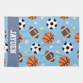 Kogels met een vergelijkbaar patroon voor jongens theedoek (Horizontaal)