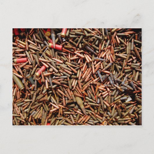 Kogels, munitie briefkaart (Voorkant)