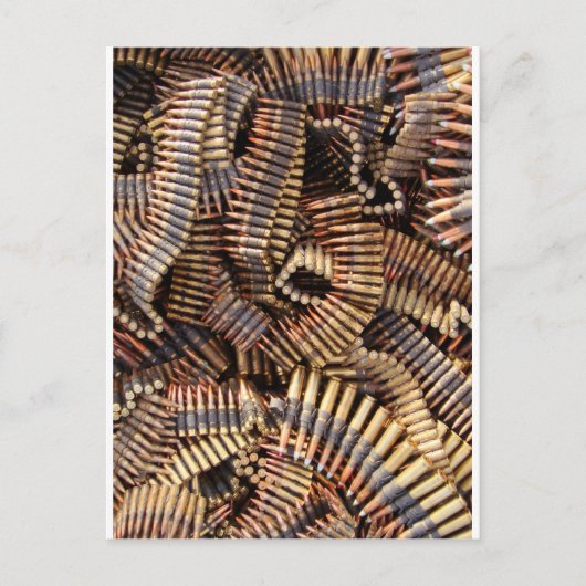 Kogels, munitie briefkaart (Voorkant)