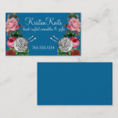 Kogels van breinaalden voor  roos visitekaartje (Voorkant / Achterkant)