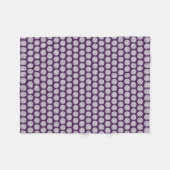 Kogels van Garnalen {Donker} Fleece Deken (Voorkant (Horizontaal))