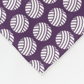 Kogels van Garnalen {Donker} Fleece Deken (Hoek)