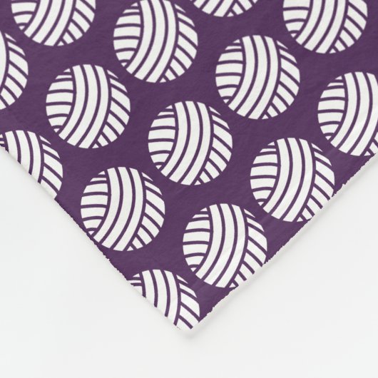 Kogels van Garnalen {Donker} Fleece Deken (Hoek)