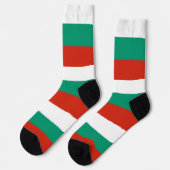 Kogels van het man-personeel met vlag van Bulgarij Sokken (Links)