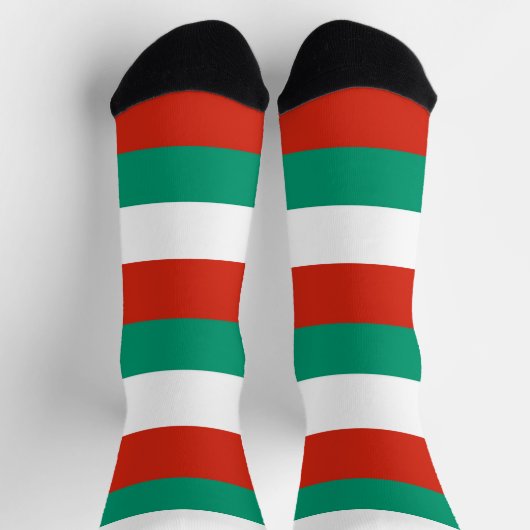 Kogels van het man-personeel met vlag van Bulgarij Sokken (Top)