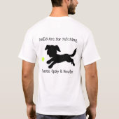 Kogels zijn bestemd voor het etsen t-shirt (Achterkant)