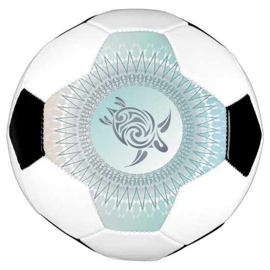 Kogelschildpad en Mandala Voetbal (Gedraaid)