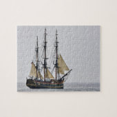 Kogelschip puzzel legpuzzel (Horizontaal)