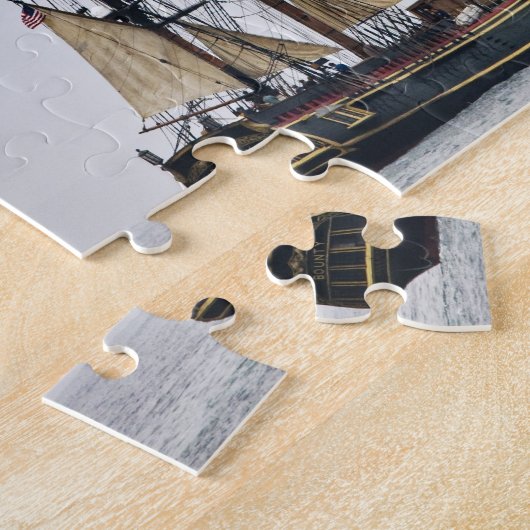 Kogelschip puzzel legpuzzel (Zijkant)