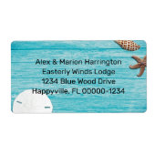 Kogelslakken met bakhout en goudmakreel Verzendlab Etiket (Voorkant)