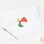 Kogelsticker Ronde Sticker (Envelop)