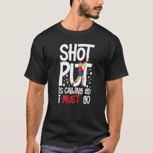 Kogelstoten Atletiek Bal Werper T-shirt