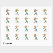 Kogelstoten Ronde Sticker (Vel)