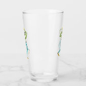 Kogelstoter Stickman Glas (Links)