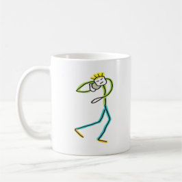 Kogelstoter Stickman Koffiemok