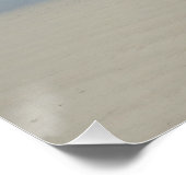 Kogelstrand met zeegarren perfect poster (Hoek)