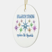 kogeltjes keramisch ornament (Links)