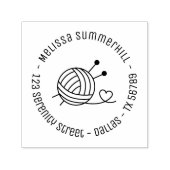 Kogelval van de Ronde van het Garnenvaartuig 2 Zelfinktende Stempel (Design)