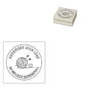 Kogelval van de Yarn Craft Handmade with Love 2 Rubberstempel (Gestempeld)