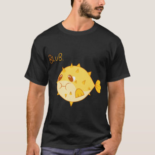 Kogelvis 'Blub' ontwerp T-shirt