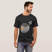 Kogelvis eet wortel t-shirt (Voorkant volledig)