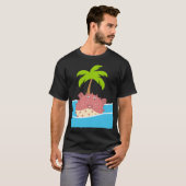 Kogelvis en Kokospalm T-shirt (Voorkant volledig)