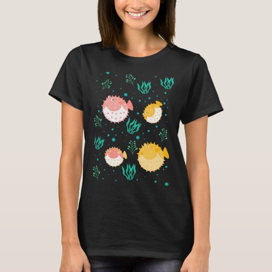 Kogelvis Familie T-shirt (Voorkant)