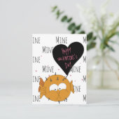 Kogelvis Grappig Schattig “Je Bent Een Volle Figuu Kaart (Staand voorkant)