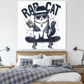 Kogelvis Regenachtige Dag Met Paraplu Canvas Afdruk (Insitu (Slaapkamer))