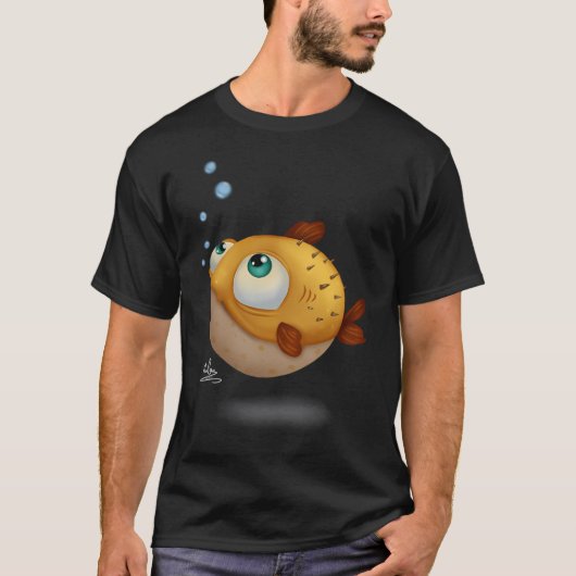 kogelvis t-shirt (Voorkant)