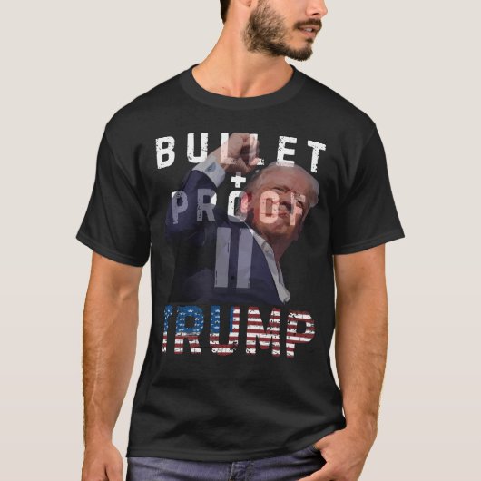 KOGELVRIJ TRUMP - Grappige Trump 2024 T-shirt (Voorkant)