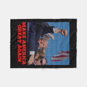 Kogelvrije Inatie Poging V2 1 Fleece Deken (Voorkant (Horizontaal))