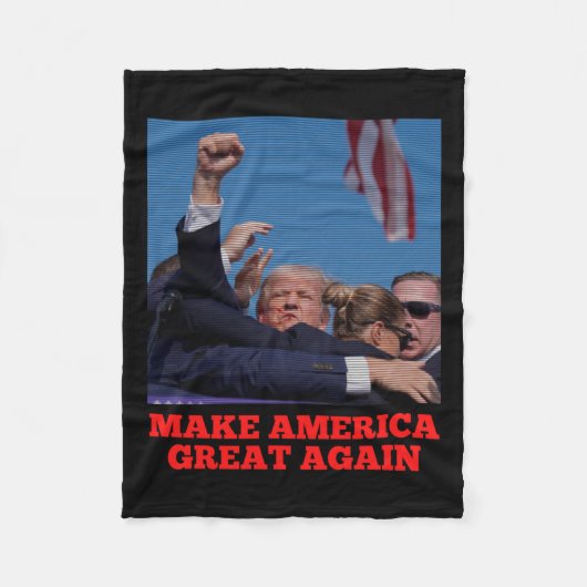 Kogelvrije Inatie Poging V2 1 Fleece Deken (Voorkant)