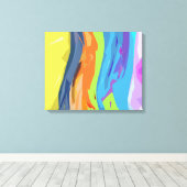 Kogelwaterval Canvas Afdruk (Insitu (Houten vloer))